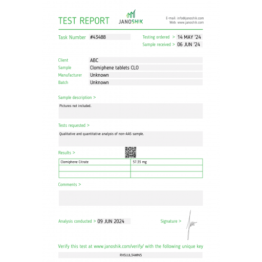 Clomid 50 - Clomiphene Citrate - Stealth Labs