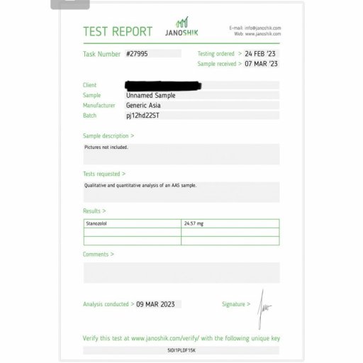 Stanozolol 25mg - Stanozolol - Generic Asia