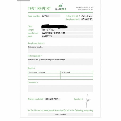 Testosterone Propionate - Testosterone Propionate - Generic Asia