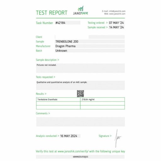 Trenbolone 200 (Trenabol) - Trenbolone Enanthate - Dragon Pharma, Europe